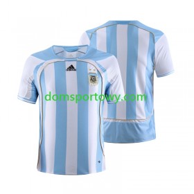 Koszulka Argentyna 2006 Retro Domowe Koszulki Piłkarskie Krótki Rękaw